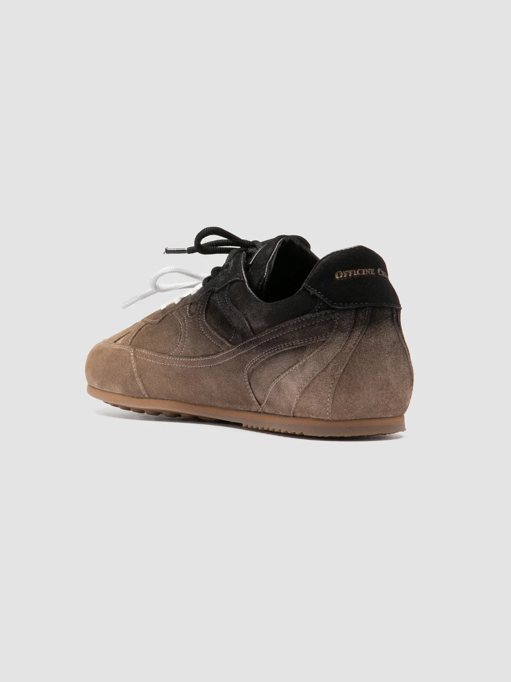AWAY 004 - Taupe Suede Low-Top Sneakers - image 4,side view