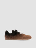 AWAY 004 - Brown Suede Low-Top Sneakers - thumb image 1,side view