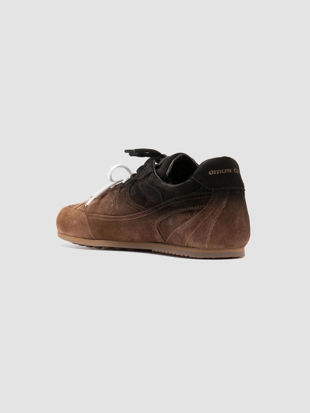 AWAY 004 - Brown Suede Low-Top Sneakers - image 4,side view
