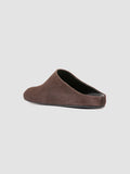 BABOUCHE 001 - Brown Suede Mule Sandals