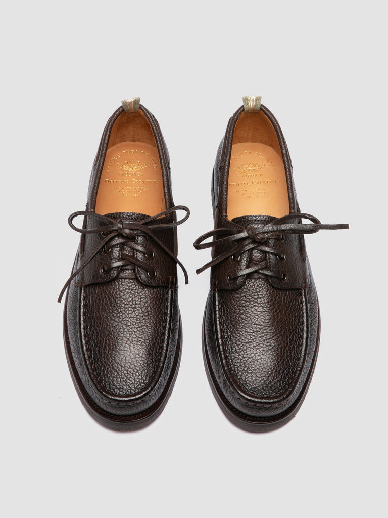 BALFRON FLEXI 003 - Braune Bootsschuhe aus Leder