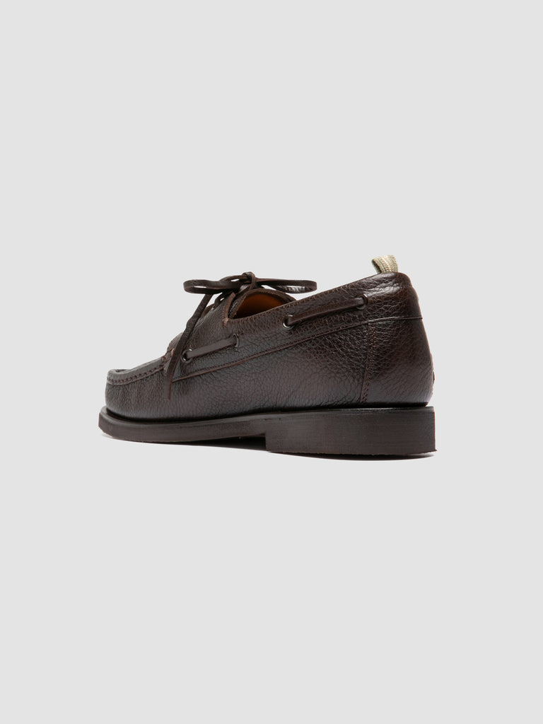 BALFRON FLEXI 003 - Braune Bootsschuhe aus Leder