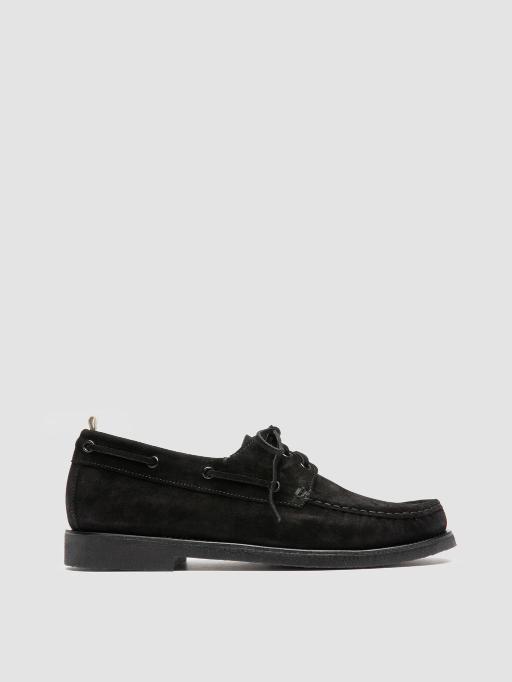 BALFRON FLEXI 003 - Schwarze Bootsschuhe aus Wildleder - image 1,side view