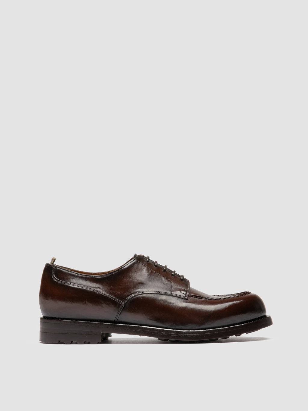 BALATA FLEXI 001 - Brown Leather Derby Shoes - image 1,side view