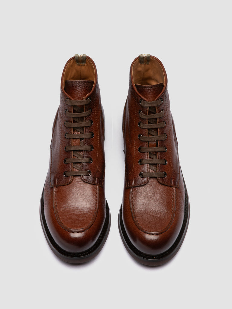 BALATA FLEXI 002 - Brown Leather Lace Up Boots