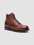 BALATA FLEXI 002 - Brown Leather Lace Up Boots - thumb image 3,side view