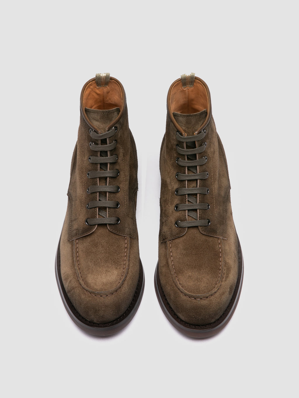 BALATA FLEXI 002 - Brown Suede Lace Up Boots - image 2,side view