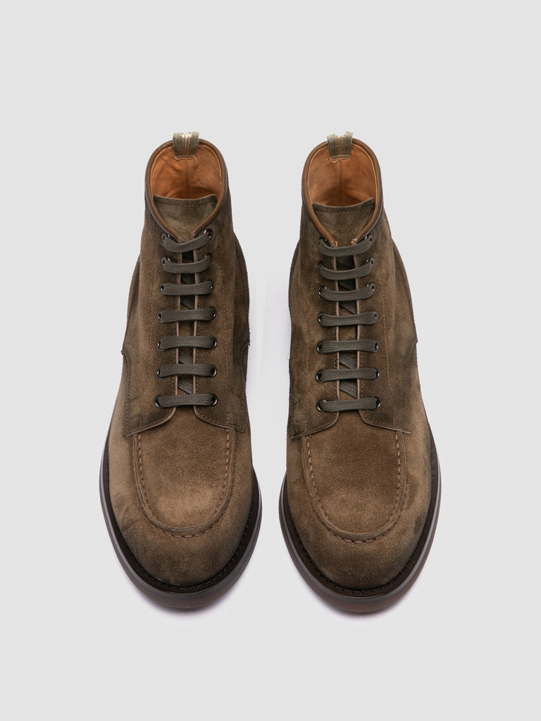 BALATA FLEXI 002 - Brown Suede Lace Up Boots