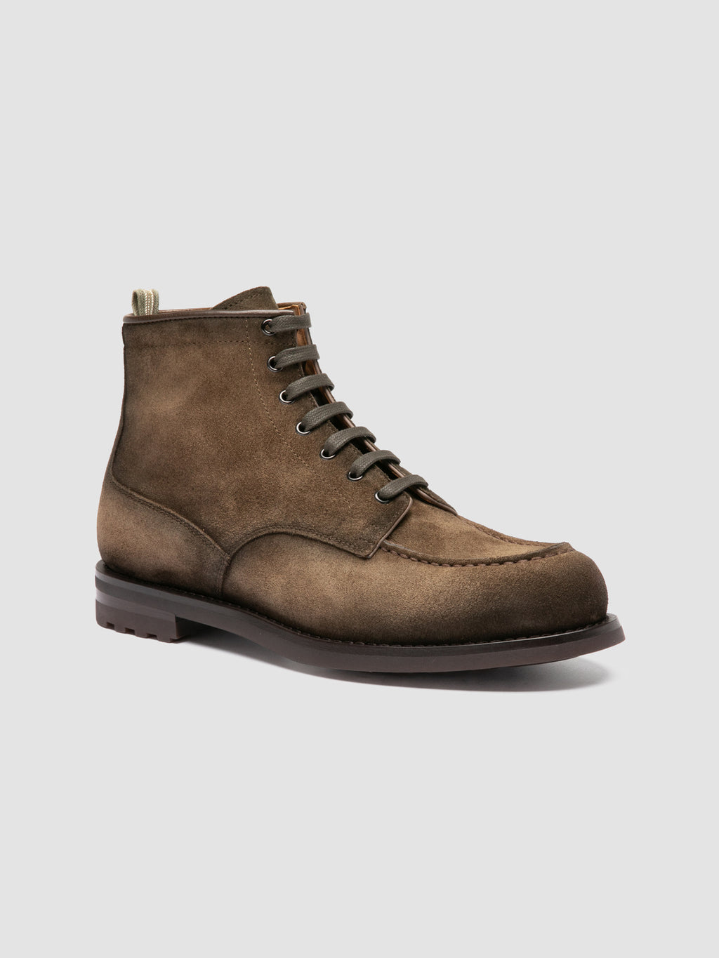 BALATA FLEXI 002 - Brown Suede Lace Up Boots - image 3,side view