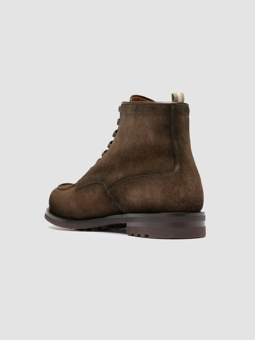 BALATA FLEXI 002 - Brown Suede Lace Up Boots - image 4,side view