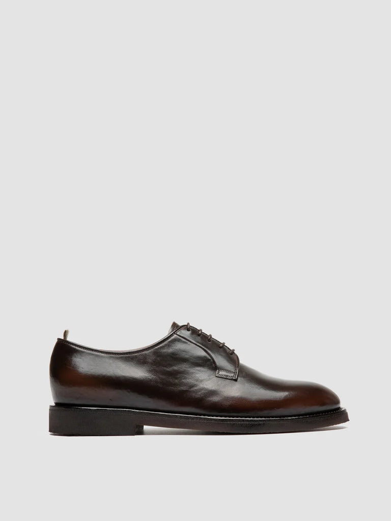 BARITON FLEXI 001 - Braune Derby-Schuhe aus Leder