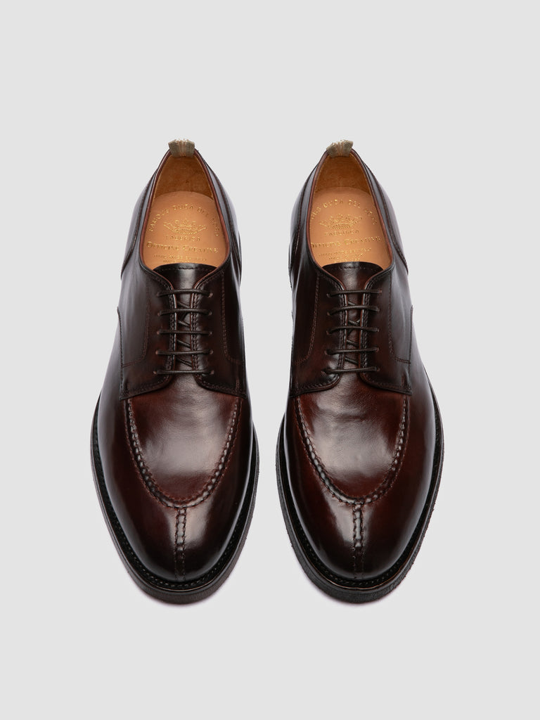 BARITON FLEXI 005 - Burgundy Leather Derby Shoes