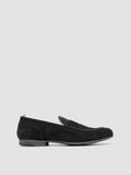 BILT 001 - Black Suede Penny Loafers - thumb image 1,side view