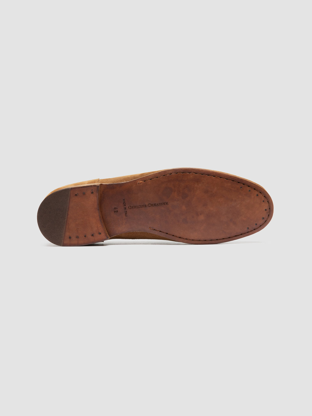 BILT 001 - Brown Suede Penny Loafers - image 5,side view
