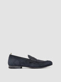 BILT 001 - Grey Suede Penny Loafers - thumb image 1,side view