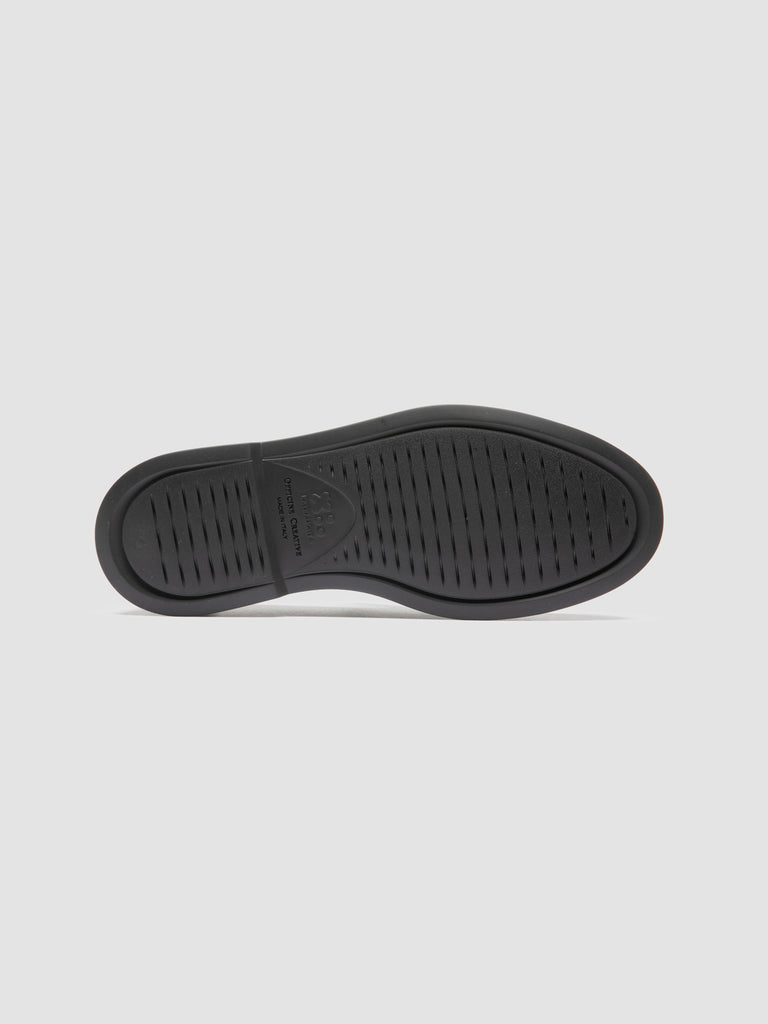 BONES 001 - Schwarze Penny-Loafer aus Leder