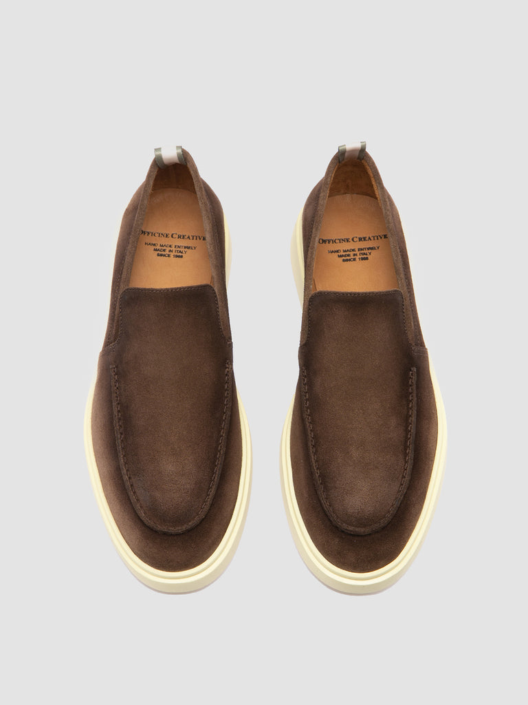 BONES 002 - Taupe Suede Loafers