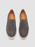 BOWLINE 001 - Grey Woven Espadrille Shoes