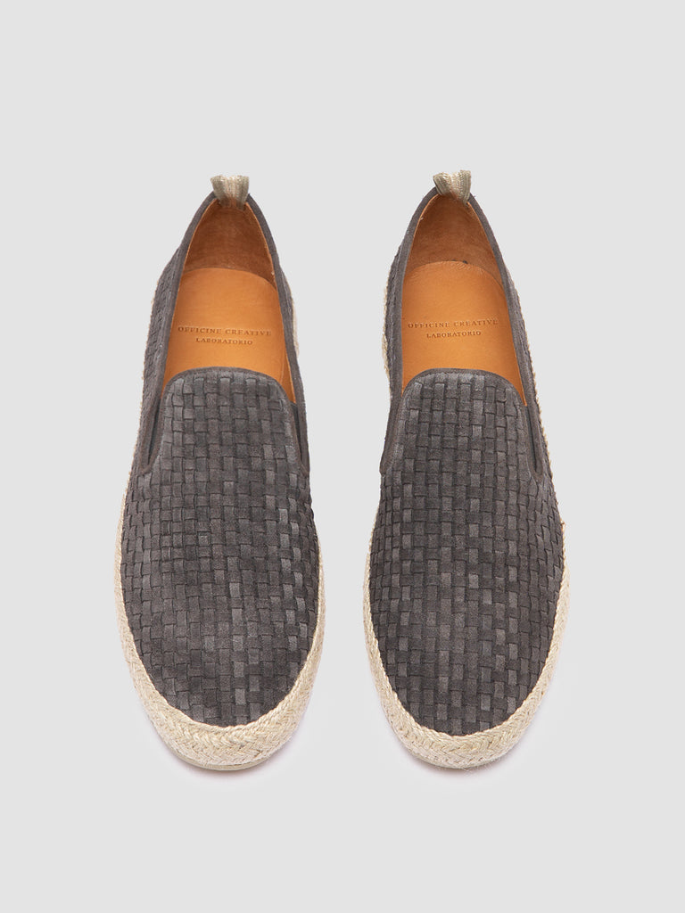 BOWLINE 001 - graue gewebte Espadrilles