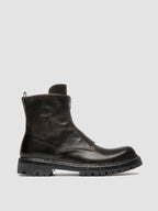 BULLA DD LUG 114 - Graue Stiefel aus Leder mit Reißverschluss