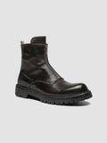 BULLA DD LUG 114 - Graue Stiefel aus Leder mit Reißverschluss - thumb image 3,side view