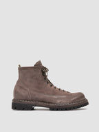 BULLA DD LUG 115 - Braungraue Schnürstiefel aus Wildleder