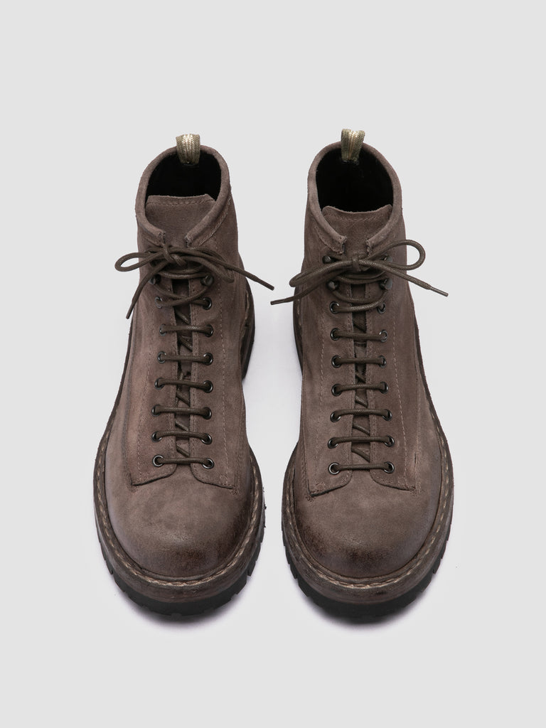 BULLA DD LUG 115 - Taupe Suede Lace Up Boots