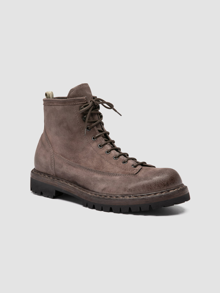 BULLA DD LUG 115 - Taupe Suede Lace Up Boots