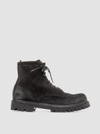 BULLA DD LUG 116 - Black Suede Lace Up Boots