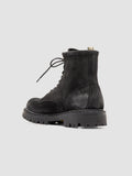 BULLA DD LUG 116 - Black Suede Lace Up Boots - thumb image 4,side view