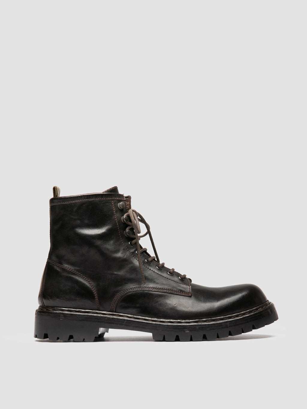 BULLA DD LUG 116 - Braune Schnürstiefel aus Leder - image 1,side view