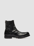 BULLA DD 104 - Black Leather Zipped Boots - thumb image 1,side view