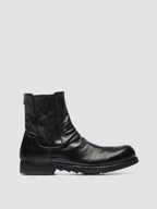 BULLA DD 104 - Black Leather Zipped Boots