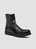 BULLA DD 104 - Black Leather Zipped Boots - thumb image 3,side view