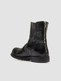 BULLA DD 104 - Black Leather Zipped Boots - thumb image 4,side view
