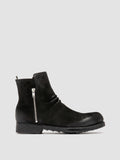 BULLA DD 113 - Black Suede Zipped Boots - thumb image 1,side view