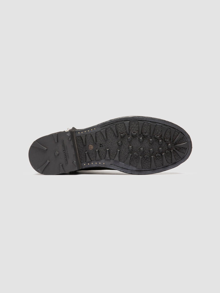 BULLA DD 113 - Schwarze Wildlederstiefel mit Reißverschluss