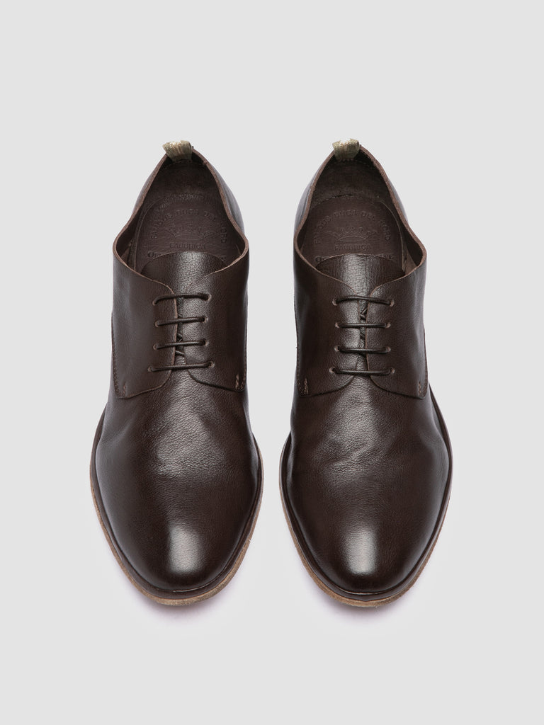 CALIFORNIA 005 - Brown Leather Derby Shoes