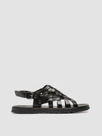 CHIOS 011 - Black Leather Sandals