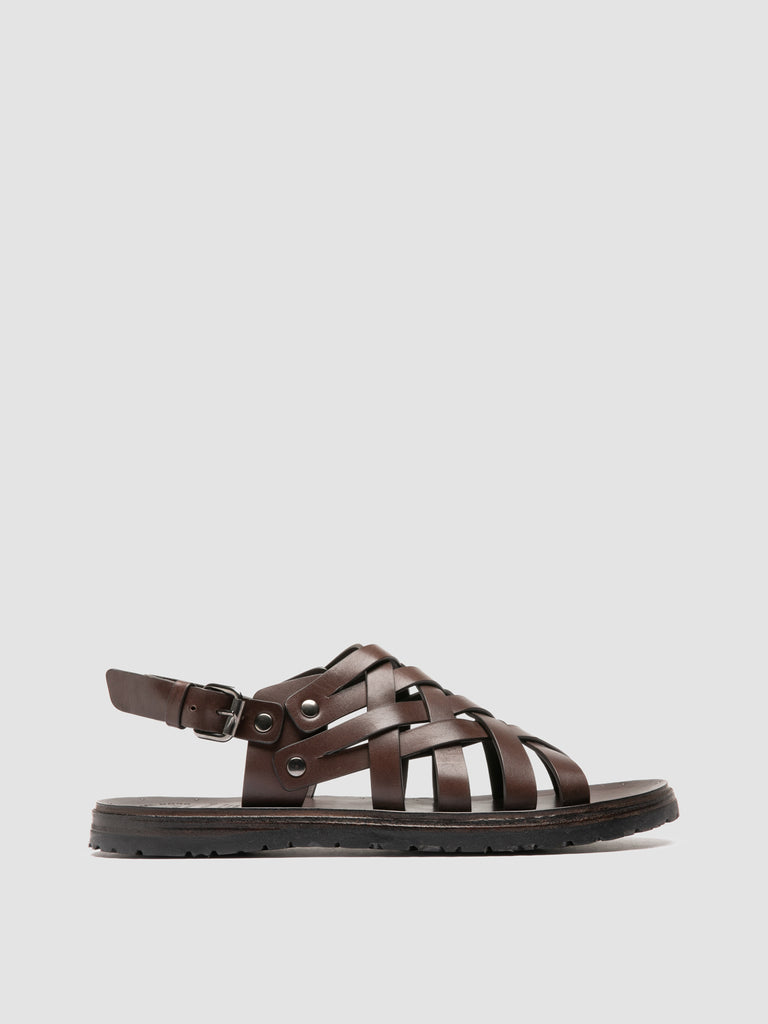 CHIOS 011 - Brown Leather Sandals