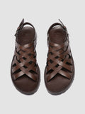 CHIOS 011 - Brown Leather Sandals - thumb image 2,side view