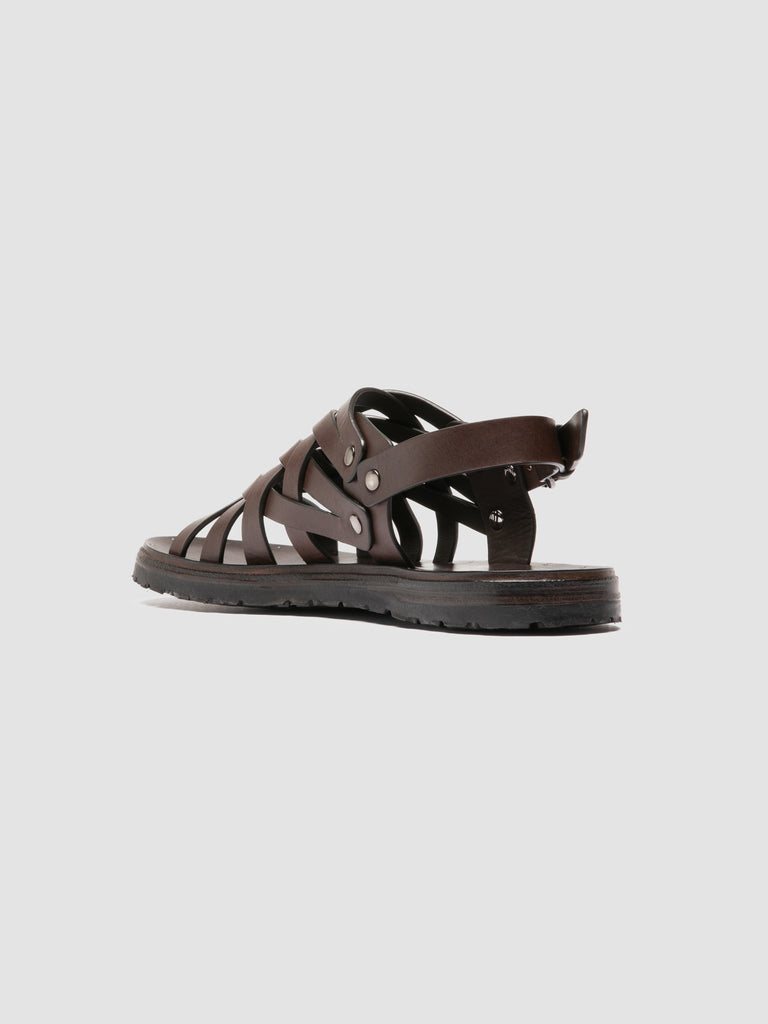 CHIOS 011 - Brown Leather Sandals