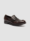 CHRONICLE 056 - Brown Leather Penny Loafer - thumb image 3,side view