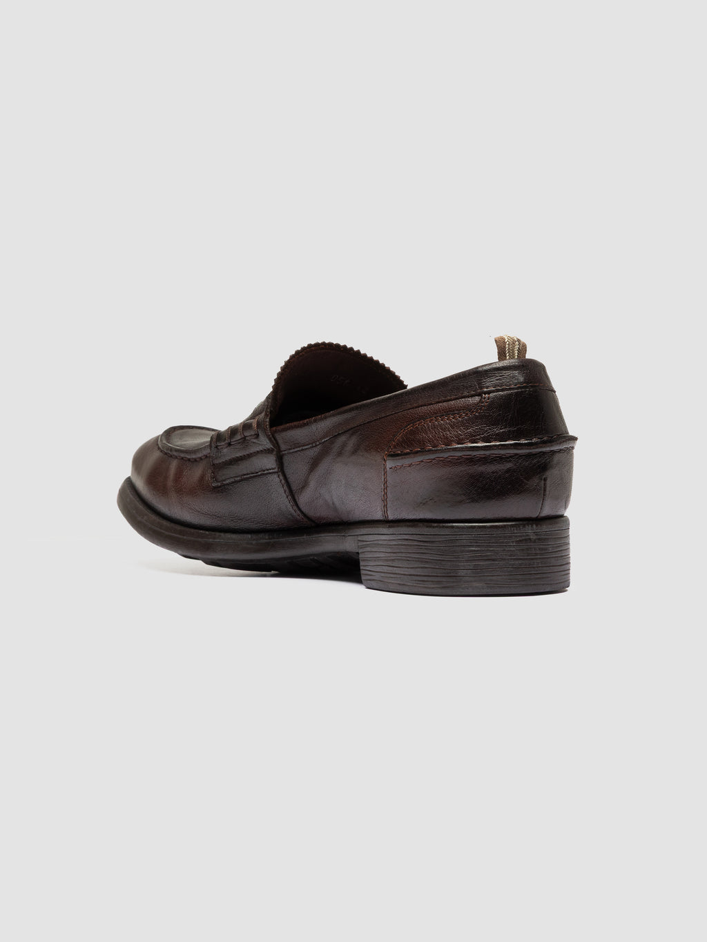 CHRONICLE 056 - Brown Leather Penny Loafer - image 4,side view
