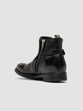 CHRONICLE 068 - schwarze Lederstiefel mit Reißverschluss - thumb image 4,side view