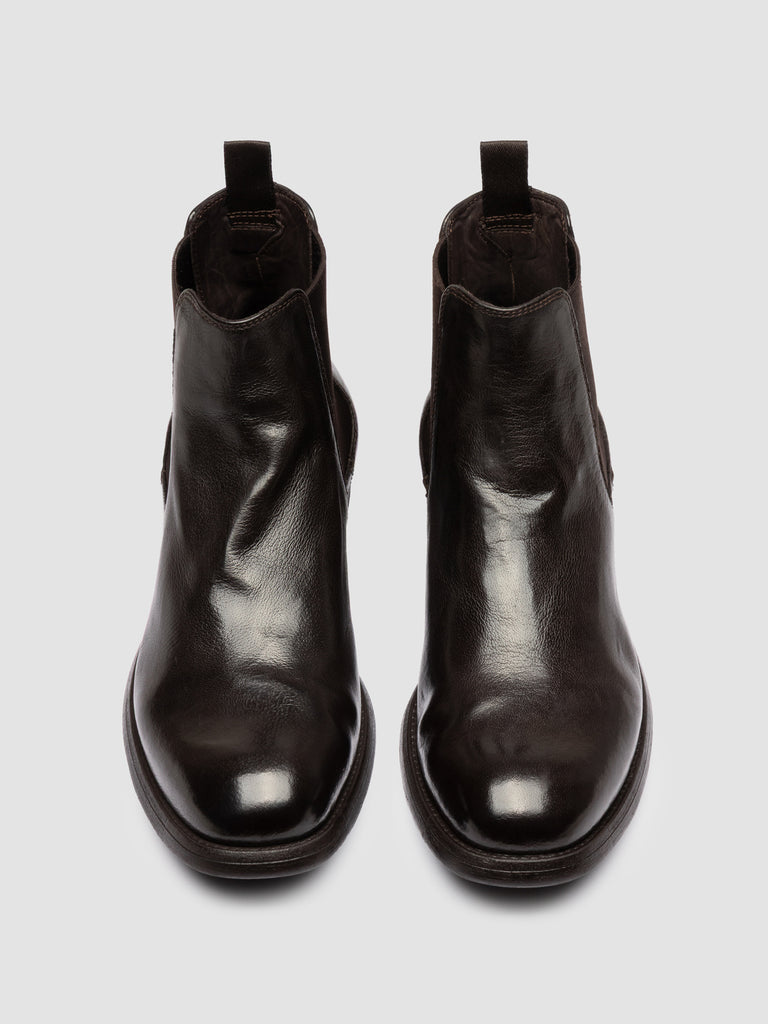 CHRONICLE 074 - Braune Chelsea-Stiefel aus Leder