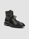 CONCEPT 001 - Black Leather Zip Boots - thumb image 3,side view