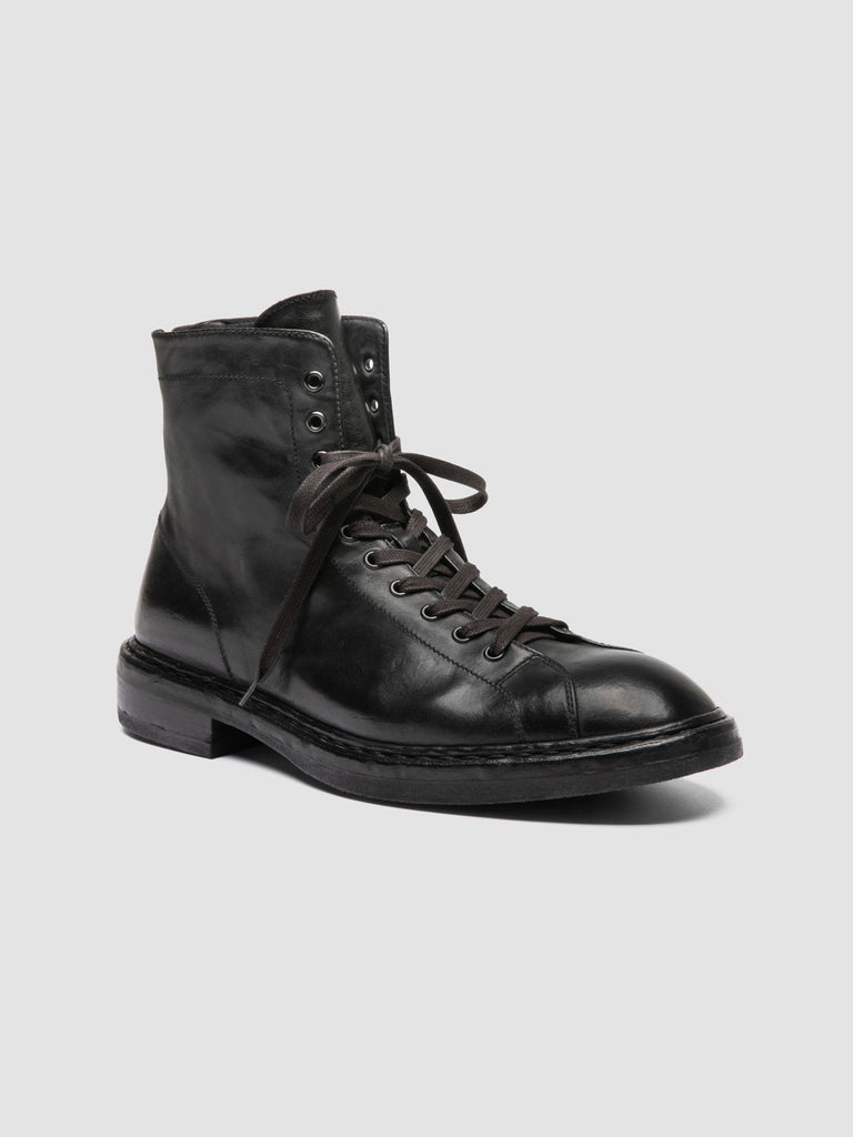 CONCEPT 001 - Black Leather Zip Boots