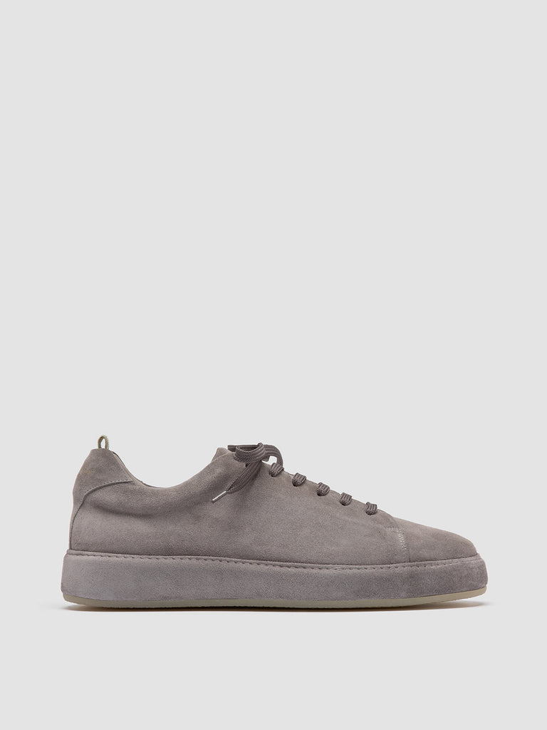 COVERED 001 - Grey Suede Low Top Sneakers