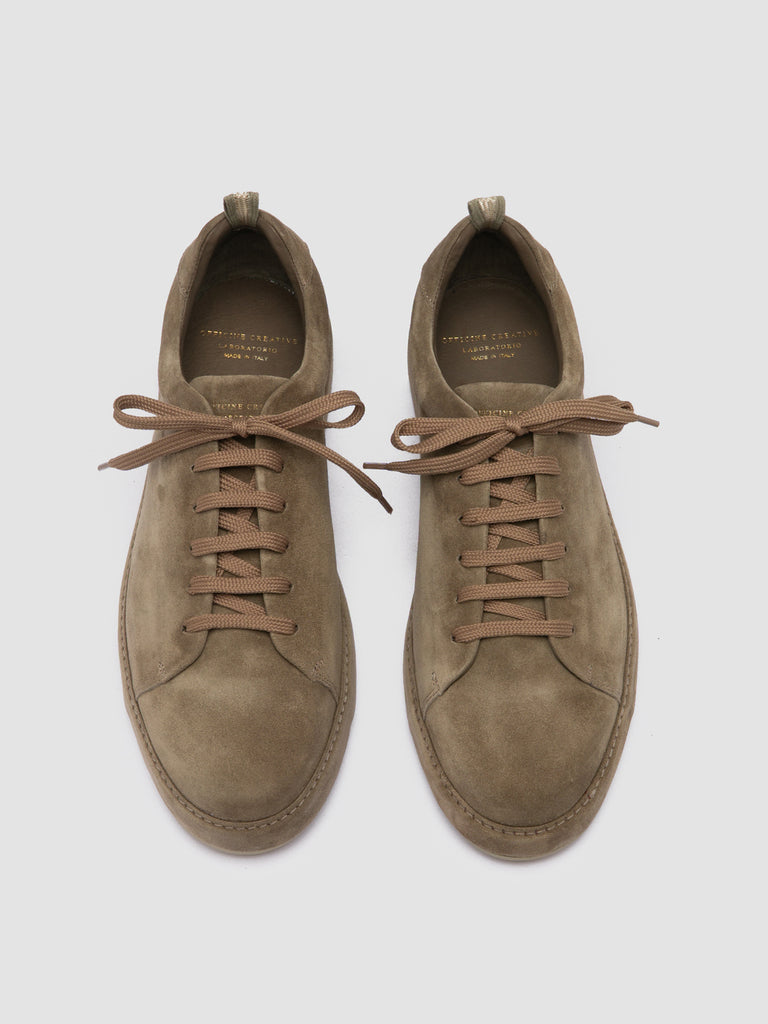 COVERED 001 - Green Suede Low Top Sneakers Men Officine Creative - 2